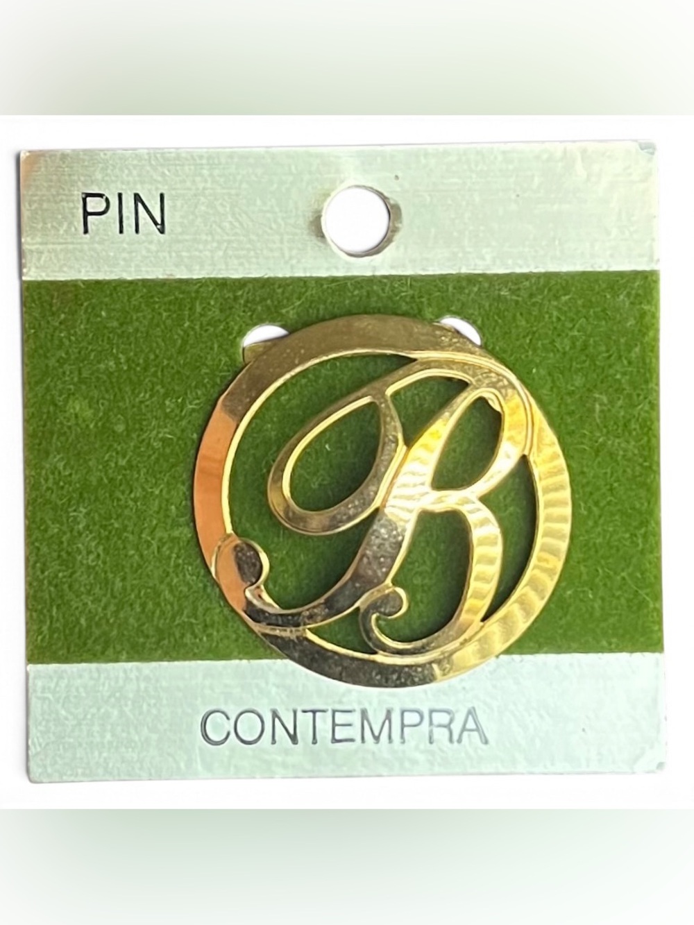 Vintage Letter B Pin